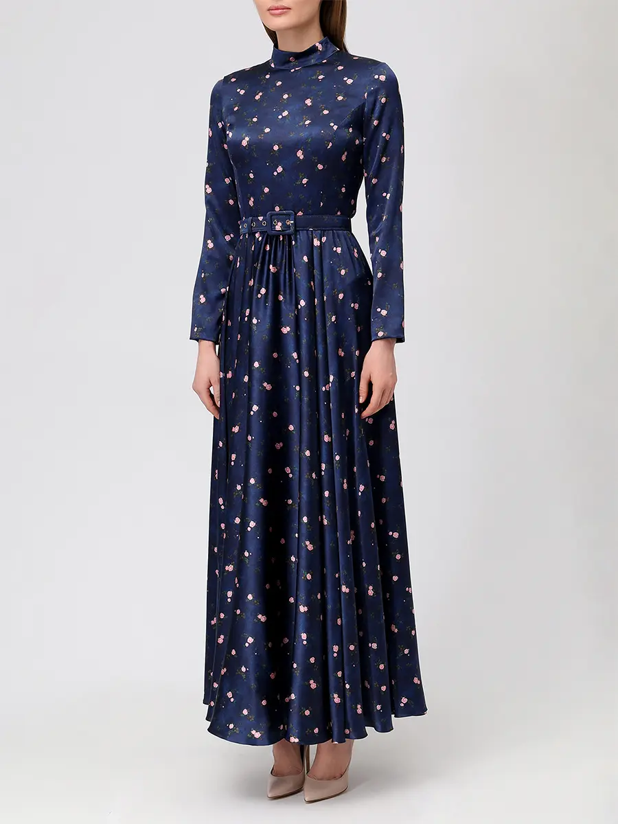 Платье шелковое