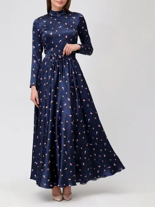 Платье шелковое OLOLOL