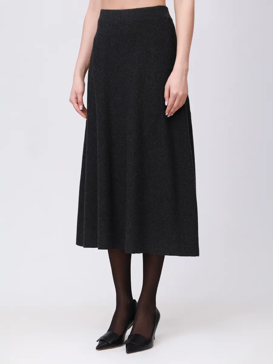 Юбка из шерсти и вискозы