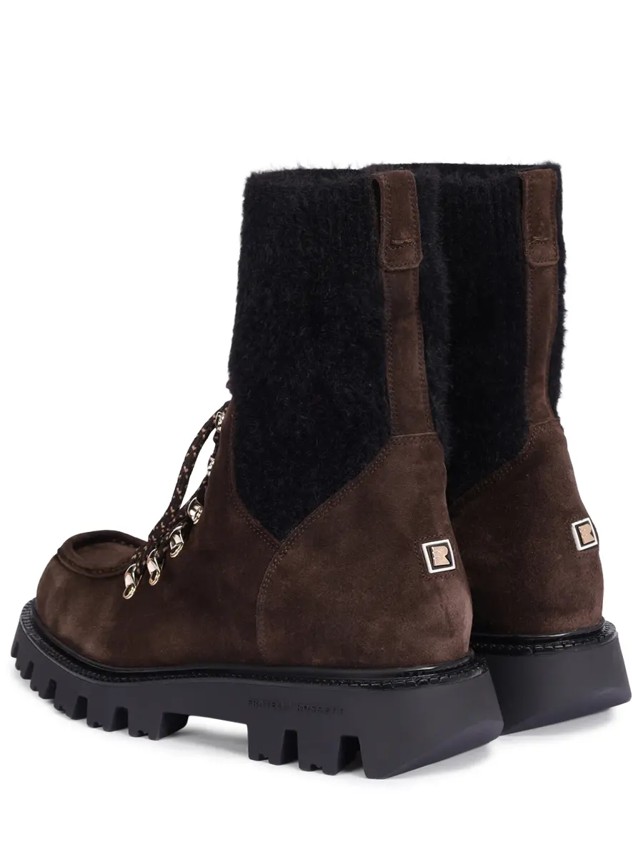 Ботинки комбинированные на байке