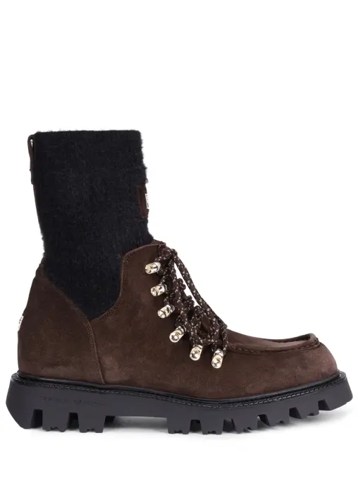 Ботинки комбинированные на байке FRATELLI ROSSETTI ONE