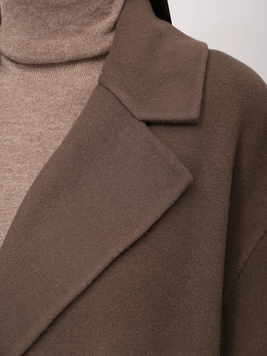 Пальто шерстяное