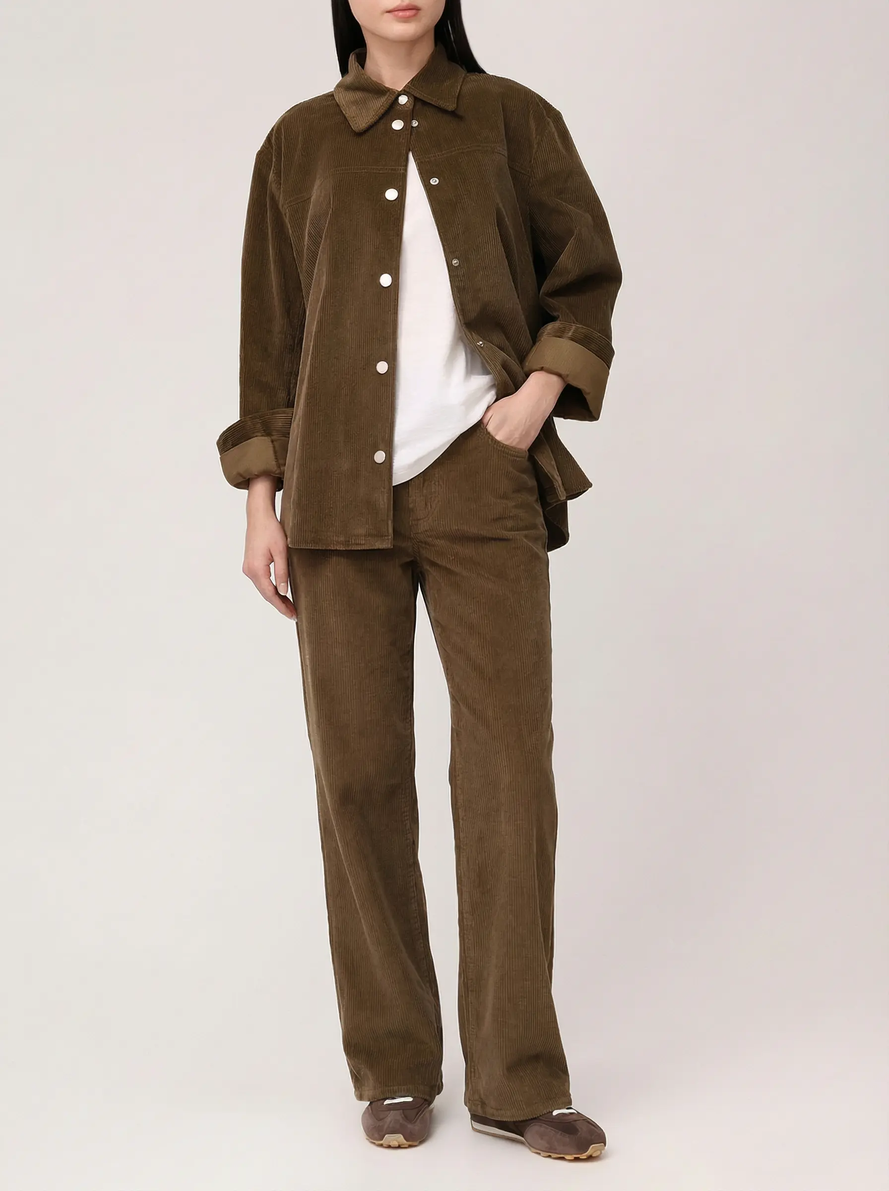 Рубашка вельветовая