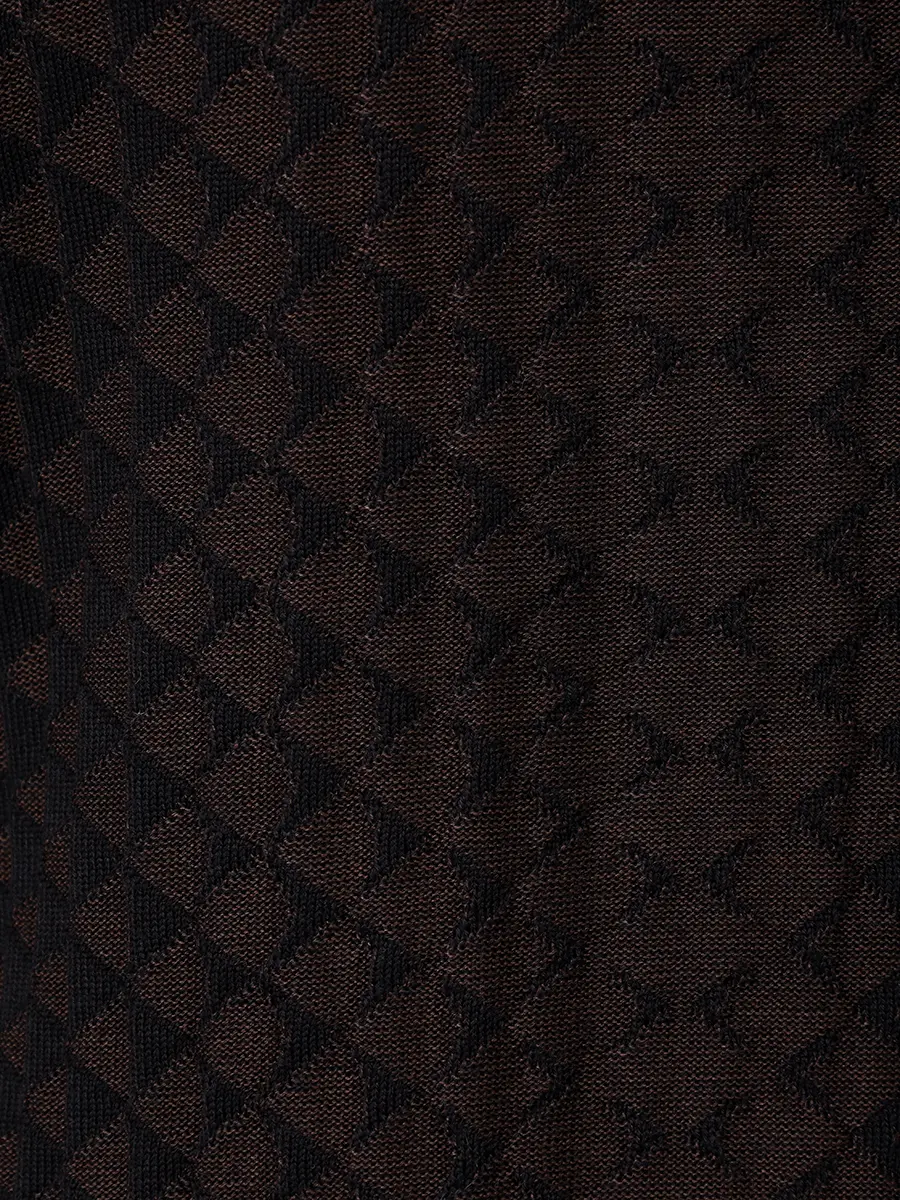 Поло из шерсти и шелка