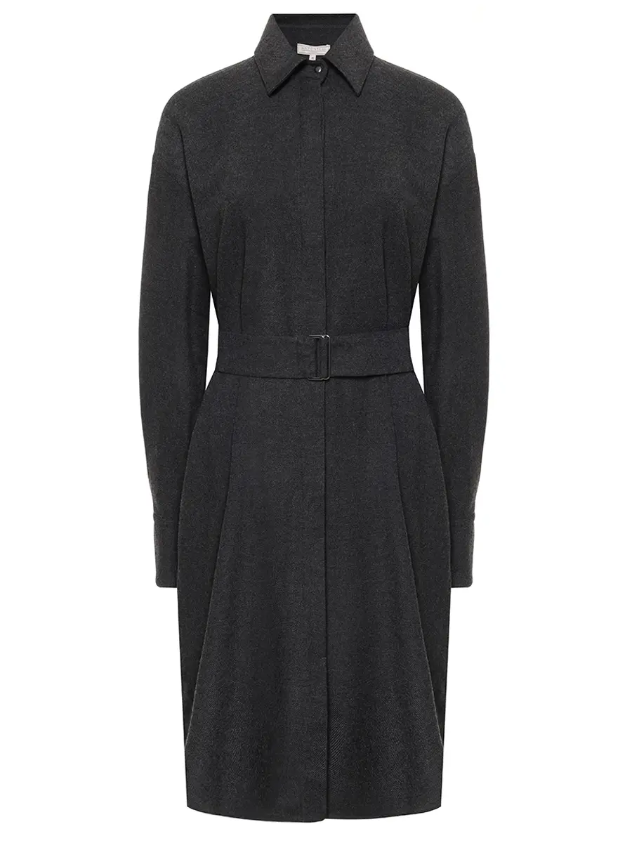 Платье из вискозы и шерсти