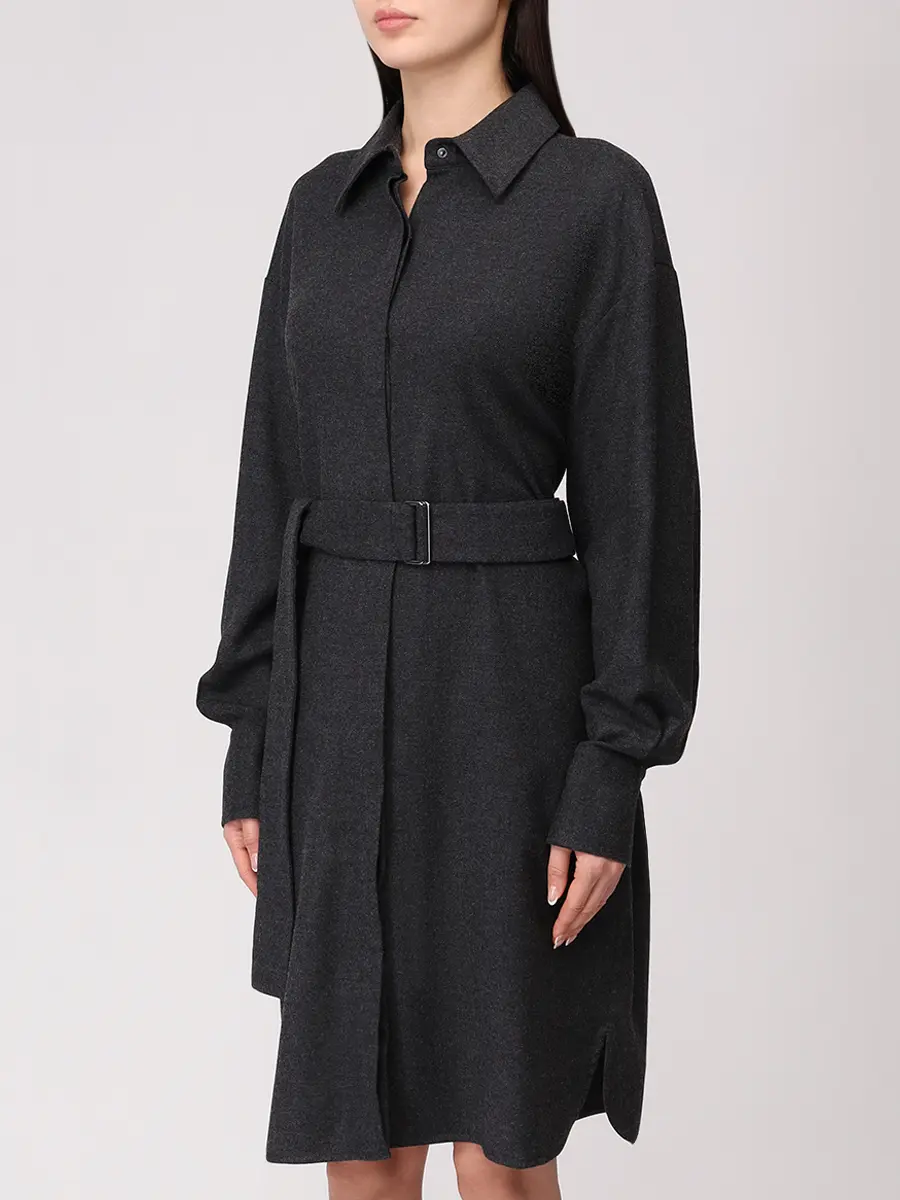 Платье из вискозы и шерсти