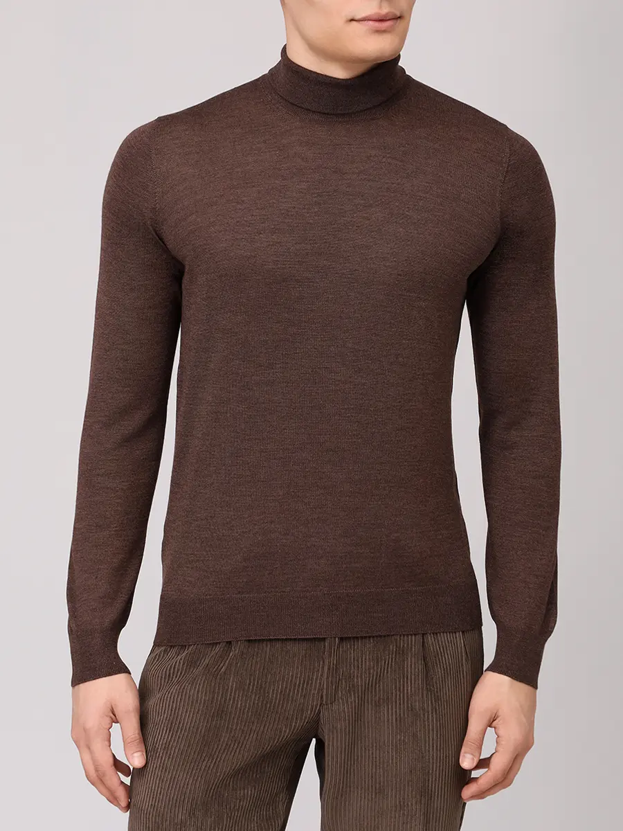 Водолазка из шерсти и шелка