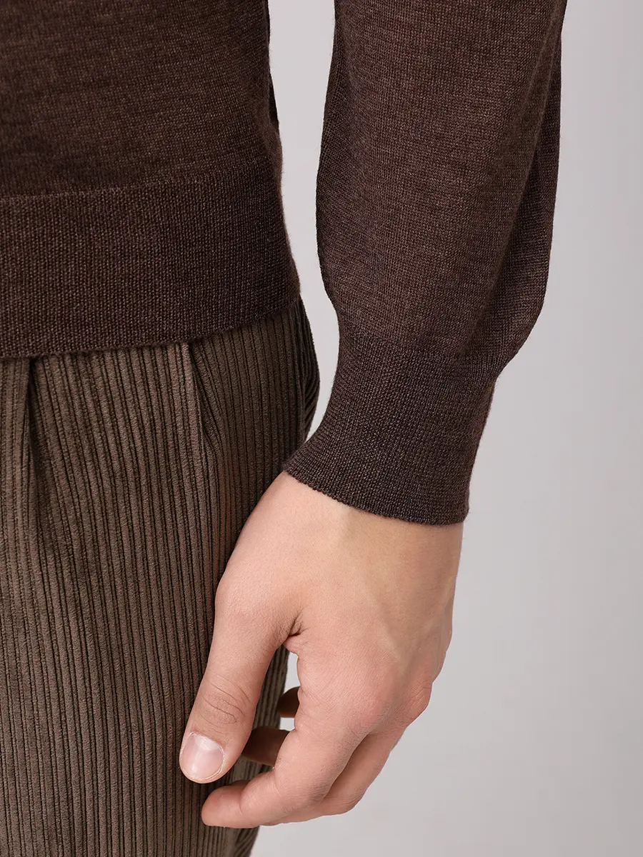 Водолазка из шерсти и шелка