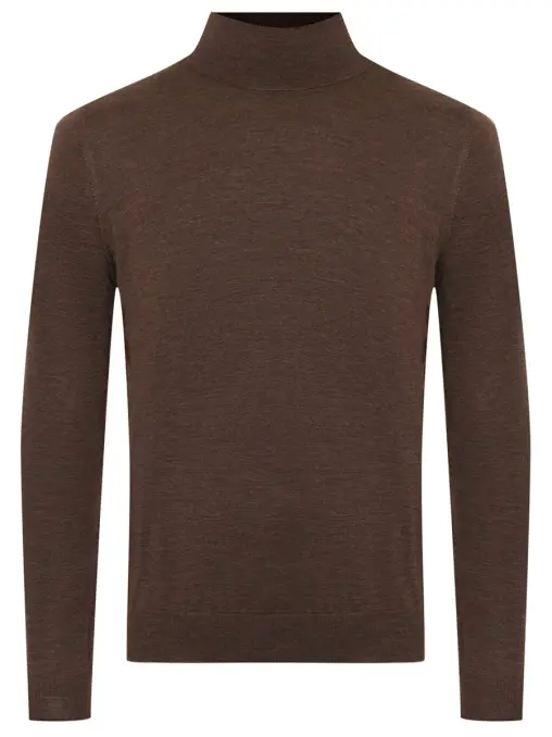 Водолазка из шерсти и шелка BARBA NAPOLI