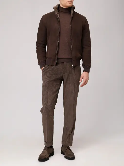 Водолазка из шерсти и шелка BARBA NAPOLI