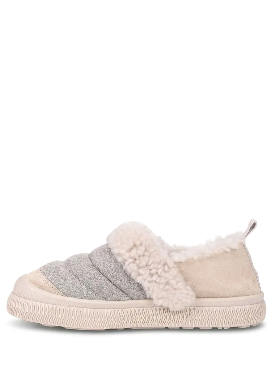 Слипоны комбинированные на меху