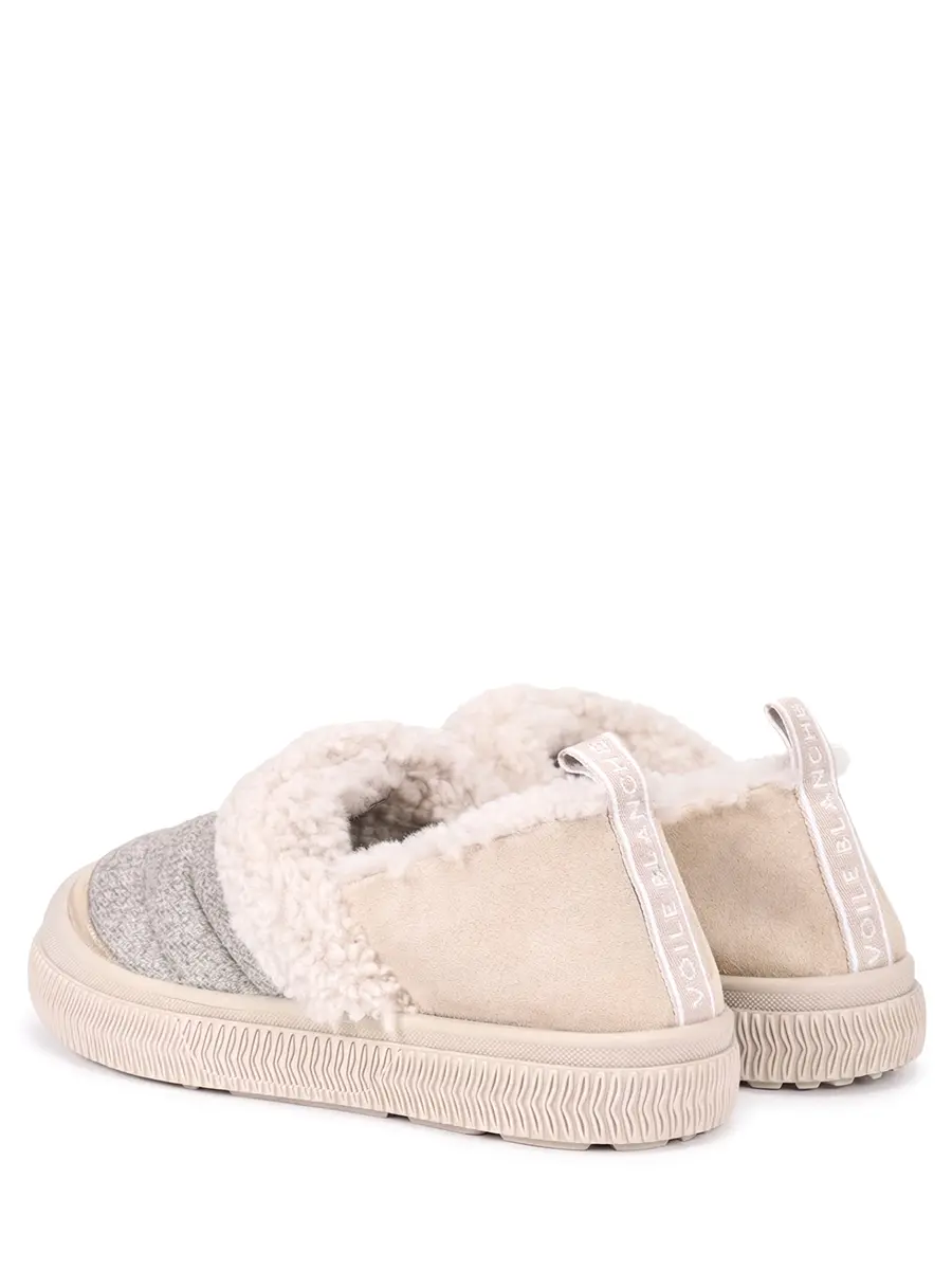 Слипоны комбинированные на меху