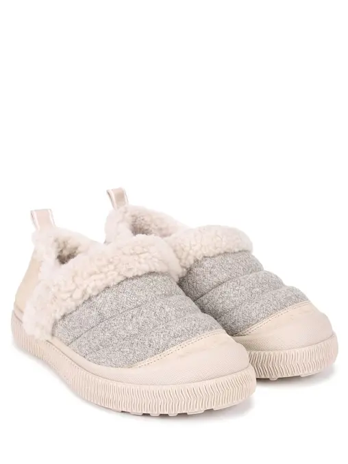 Слипоны комбинированные на меху VOILE BLANCHE