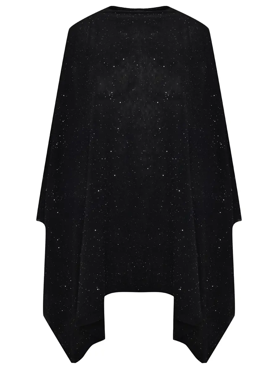 Пончо шерстяное