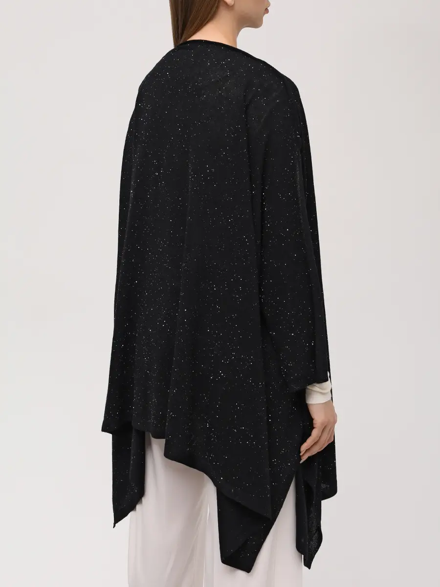 Пончо шерстяное