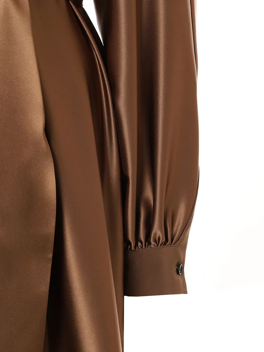 Платье атласное