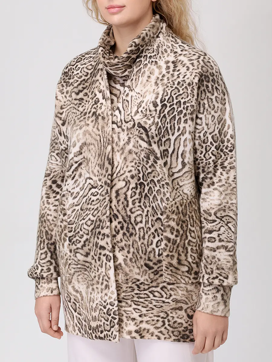 Кардиган с принтом