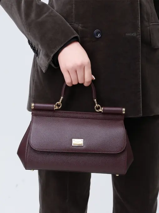 Сумка кожаная Sicily DOLCE & GABBANA