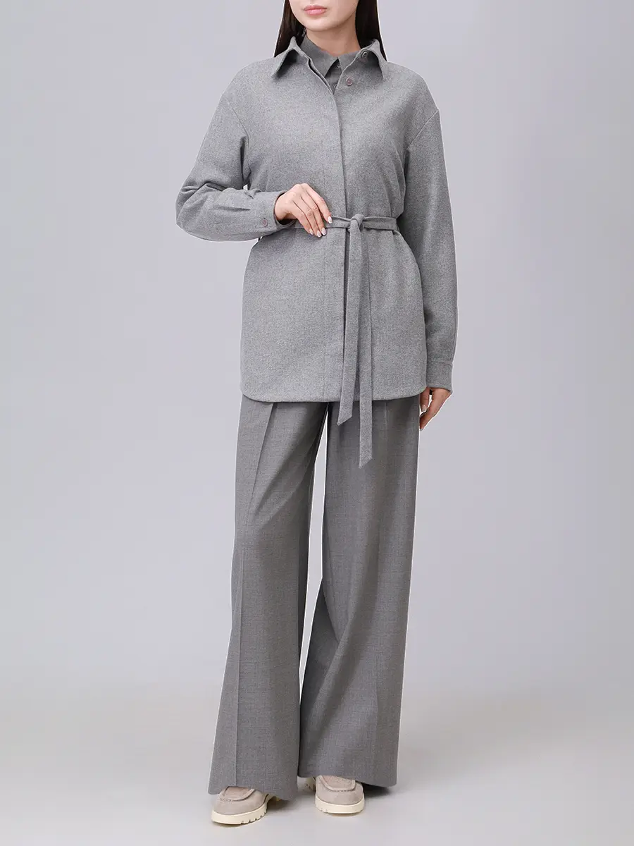 Полупальто шерстяное