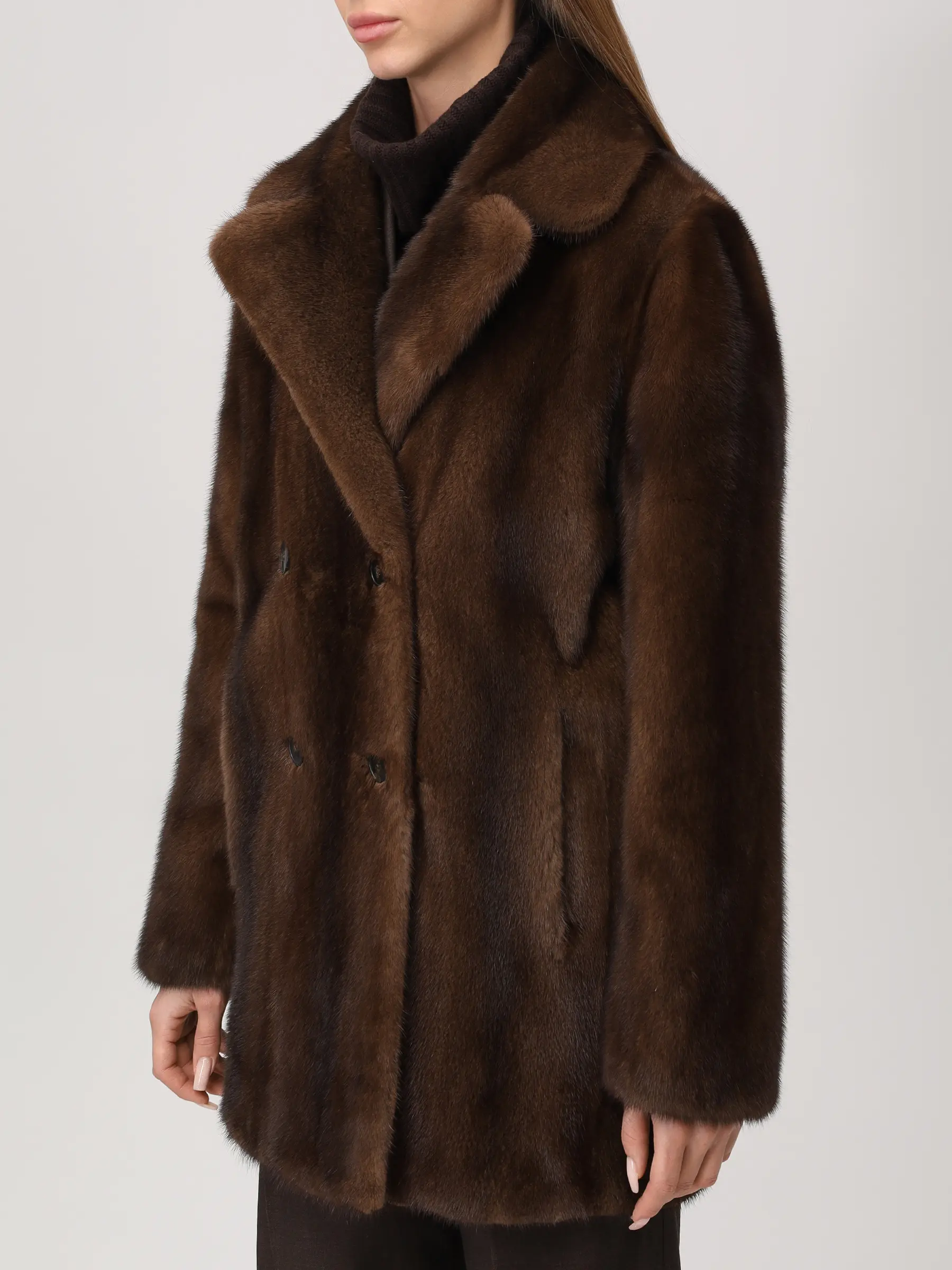 Полушубок норковый