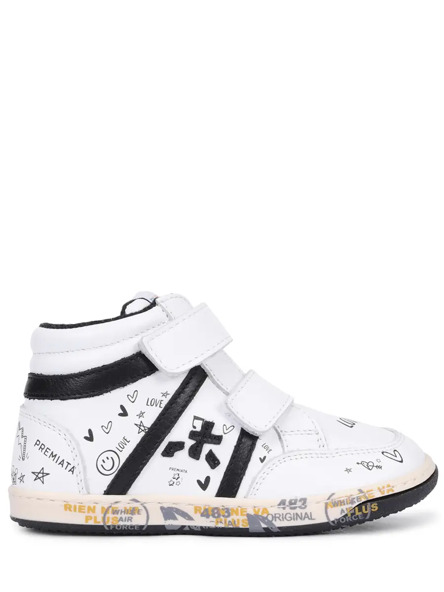 Кеды кожаные Baby Wally на байке