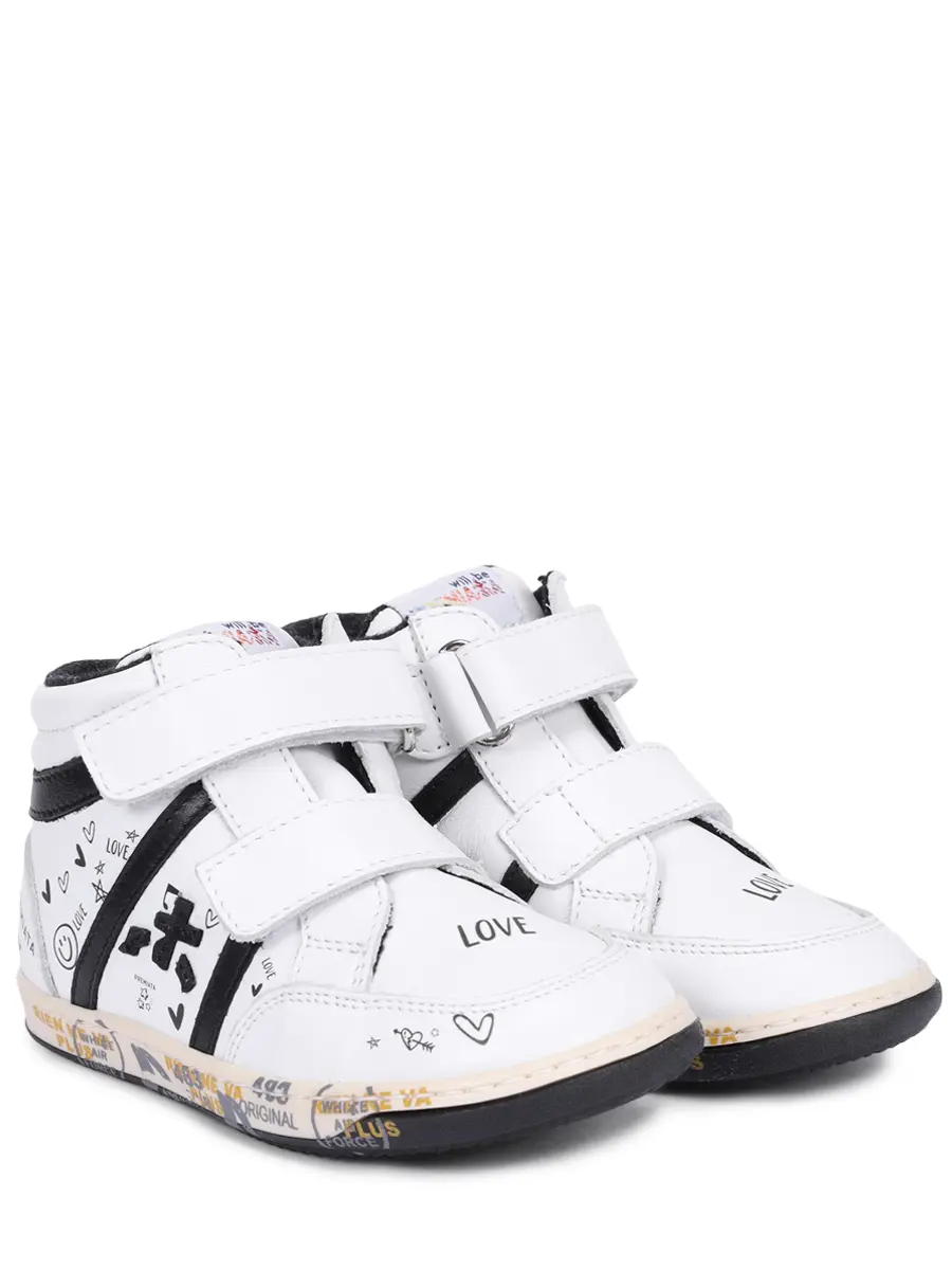 Кеды кожаные Baby Wally на байке