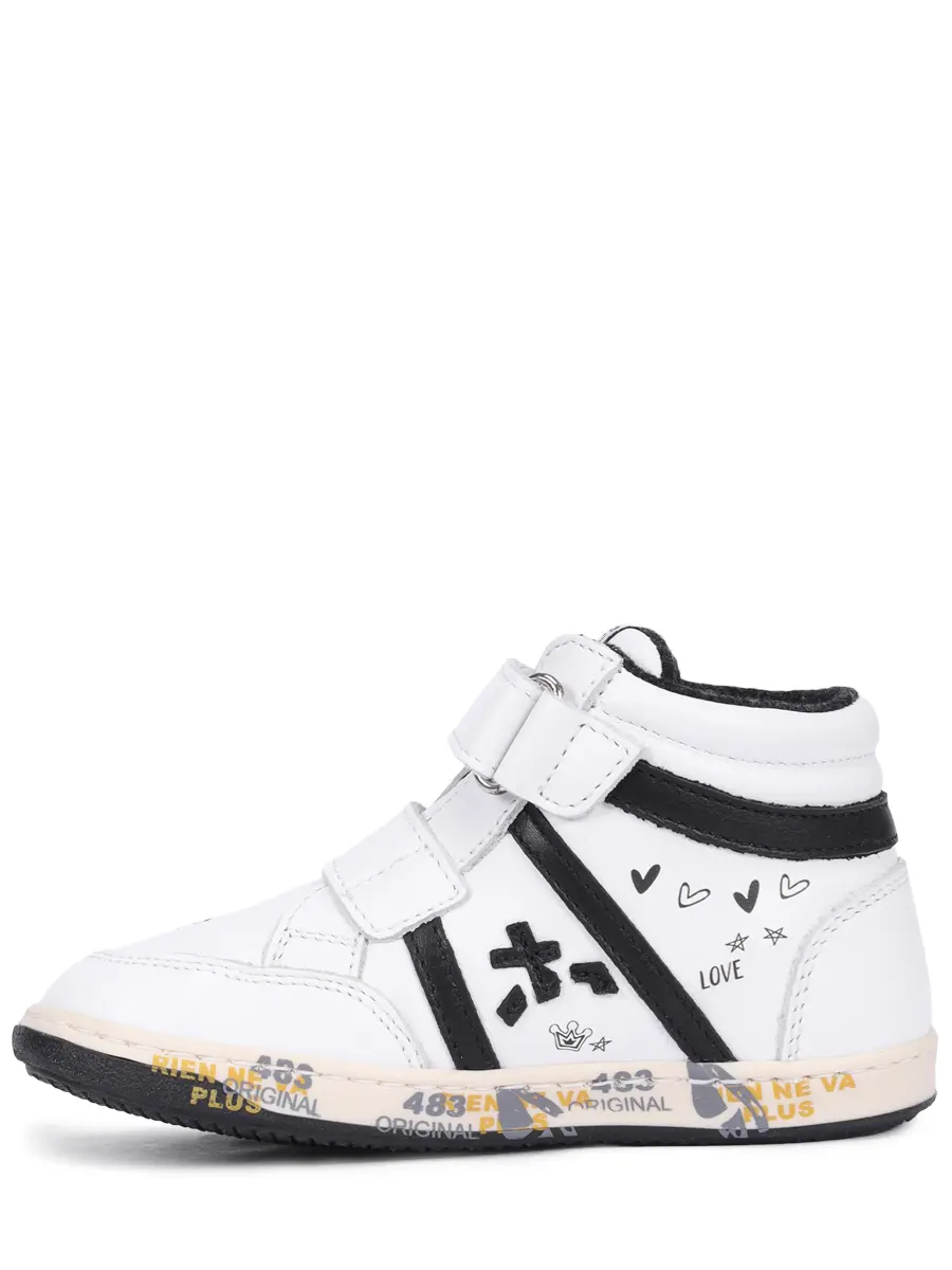 Кеды кожаные Baby Wally на байке