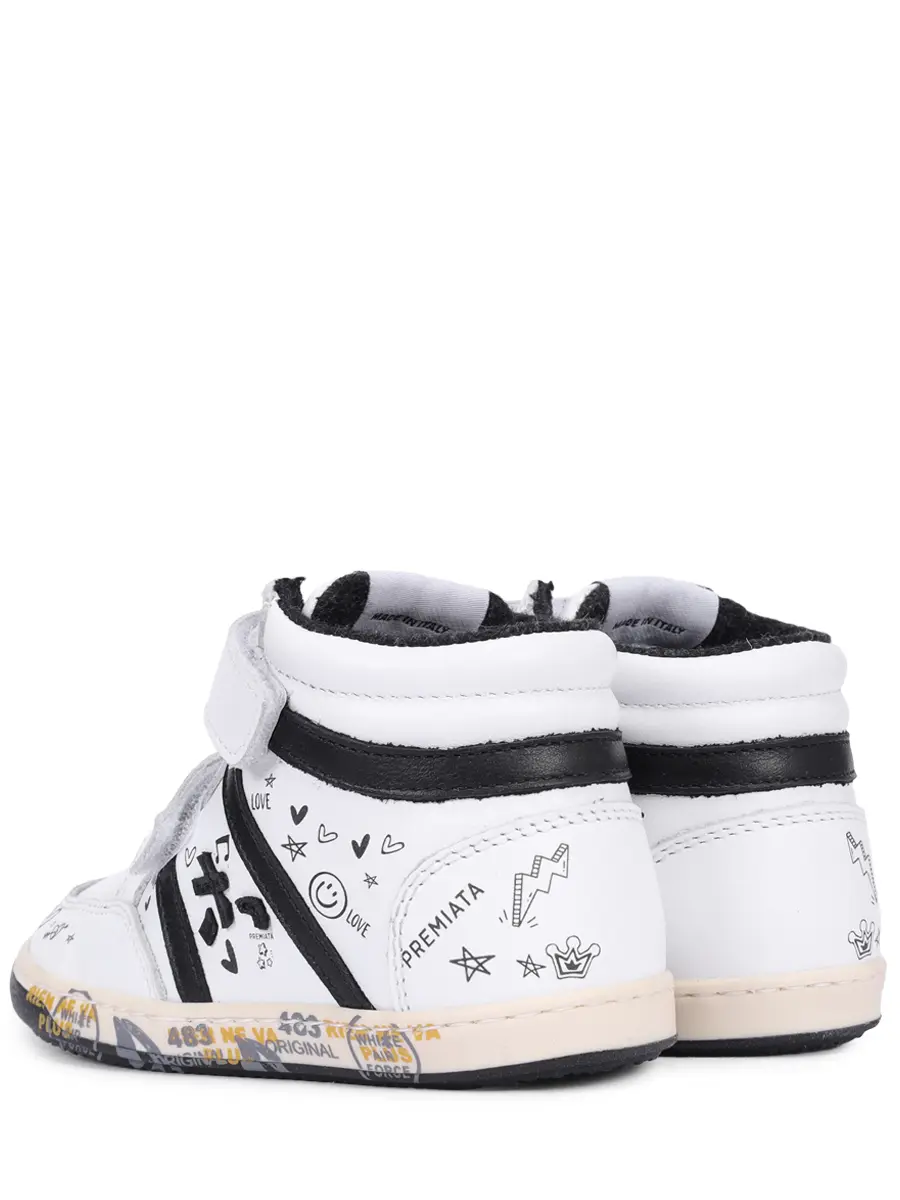 Кеды кожаные Baby Wally на байке