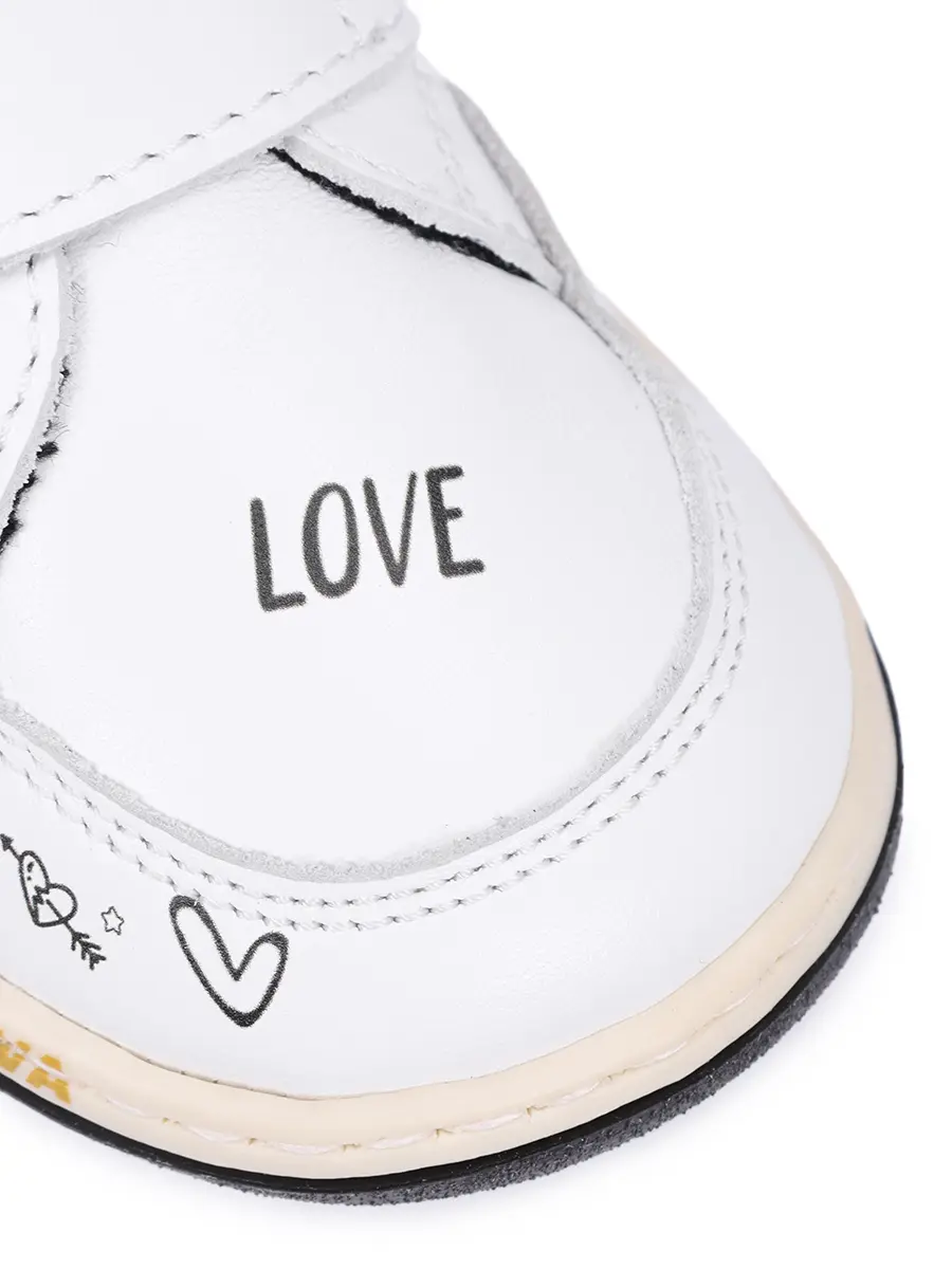 Кеды кожаные Baby Wally на байке