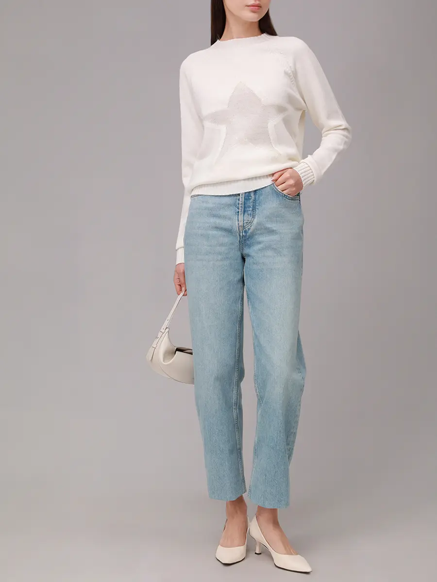 Джемпер из шерсти и ангоры