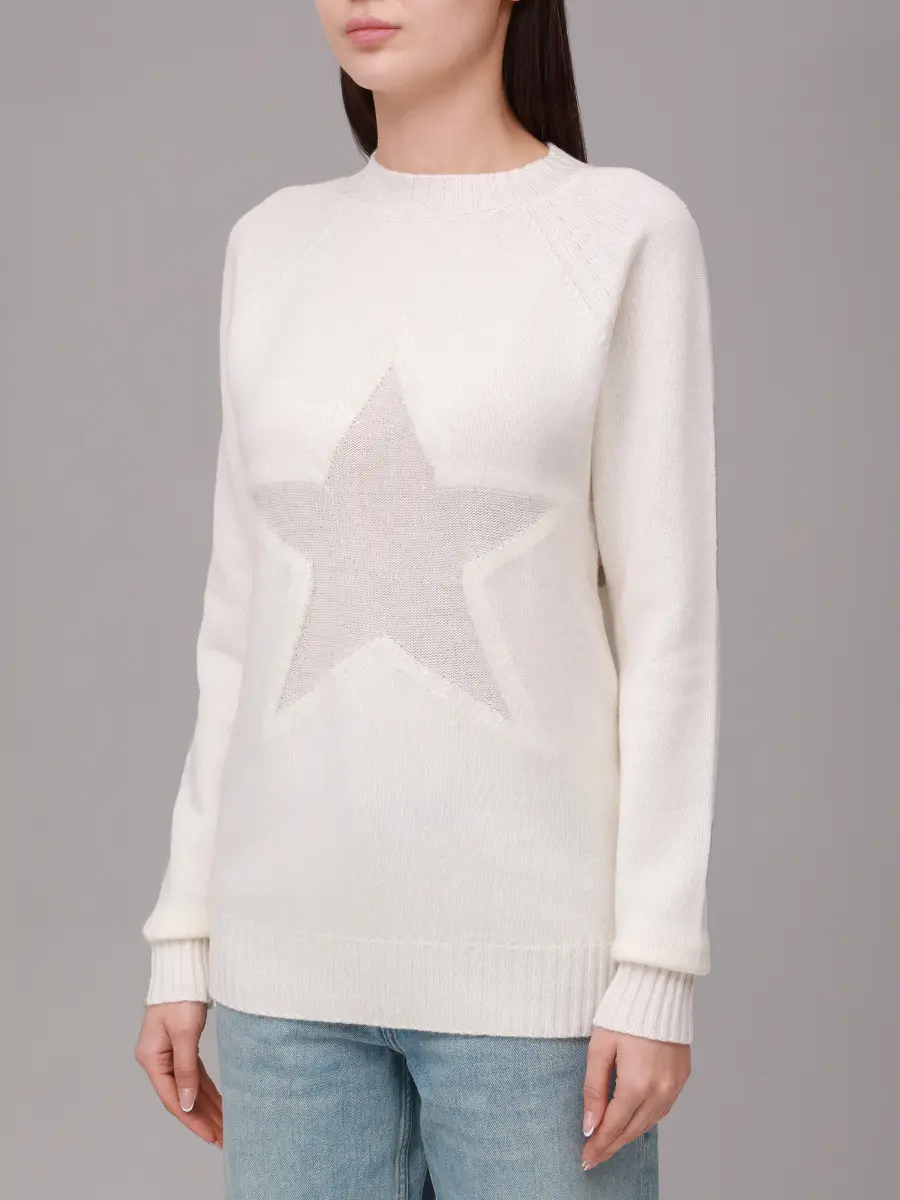 Джемпер из шерсти и ангоры