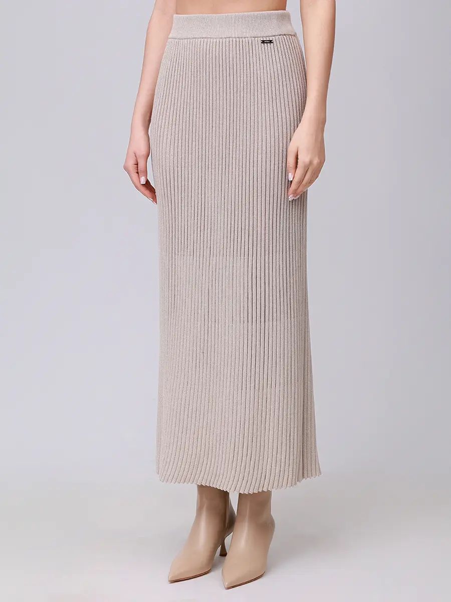 Юбка однотонная