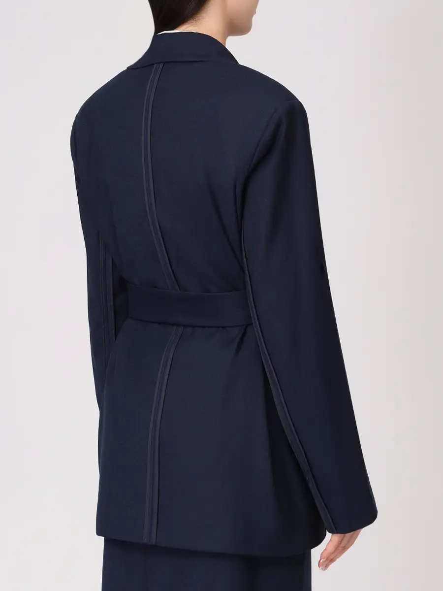 Пиджак из шерсти и вискозы