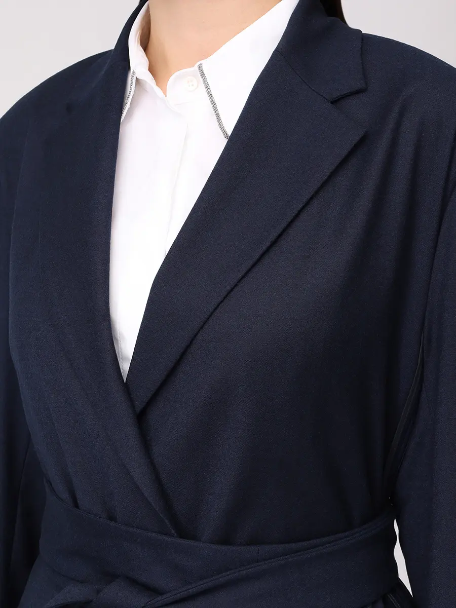 Пиджак из шерсти и вискозы