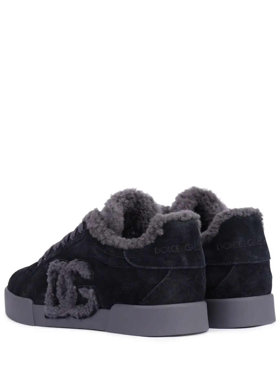 Кеды замшевые на меху Portofino