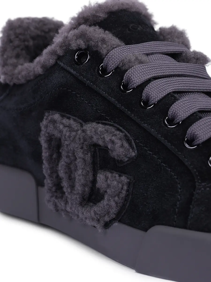 Кеды замшевые на меху Portofino