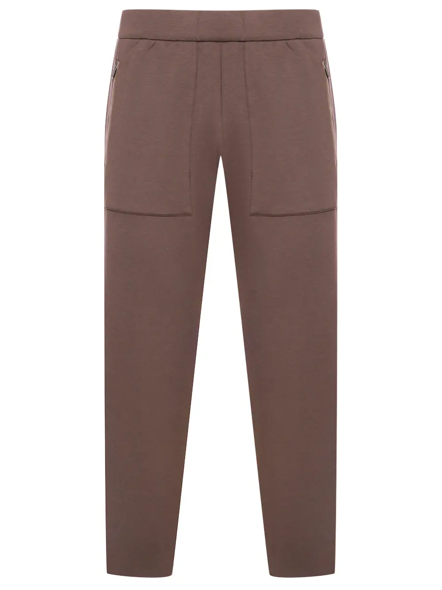 Брюки однотонные