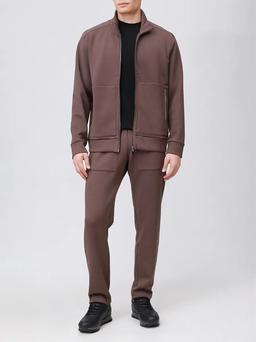 Брюки однотонные