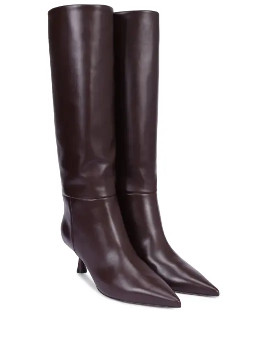 Сапоги кожаные Joyce GIANVITO ROSSI