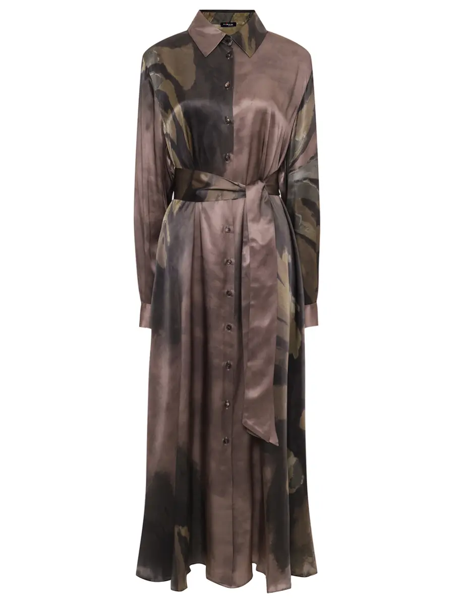 Платье шелковое