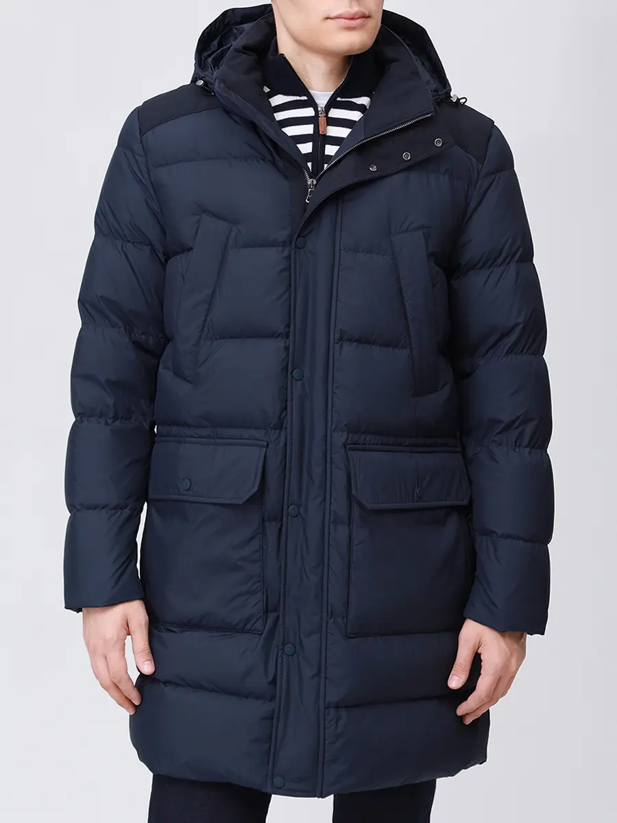 Пуховик стеганый