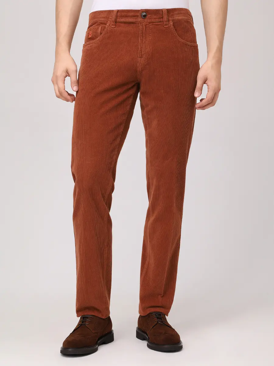 Чиносы Slim Fit вельветовые