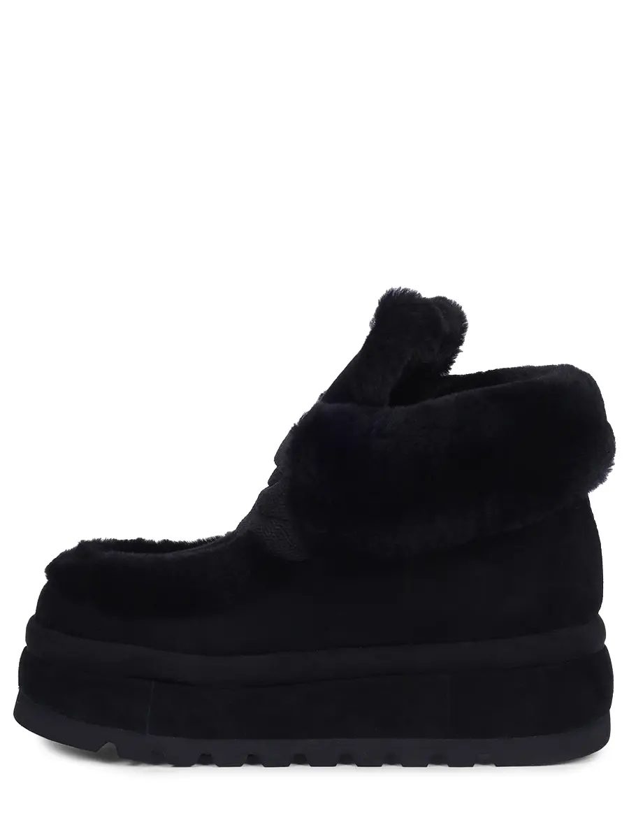 Ботинки Bambi замшевые на меху