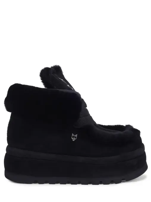 Ботинки Bambi замшевые на меху NAKED WOLFE