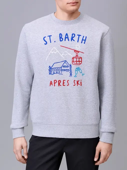 Толстовка хлопковая MC2 SAINT BARTH