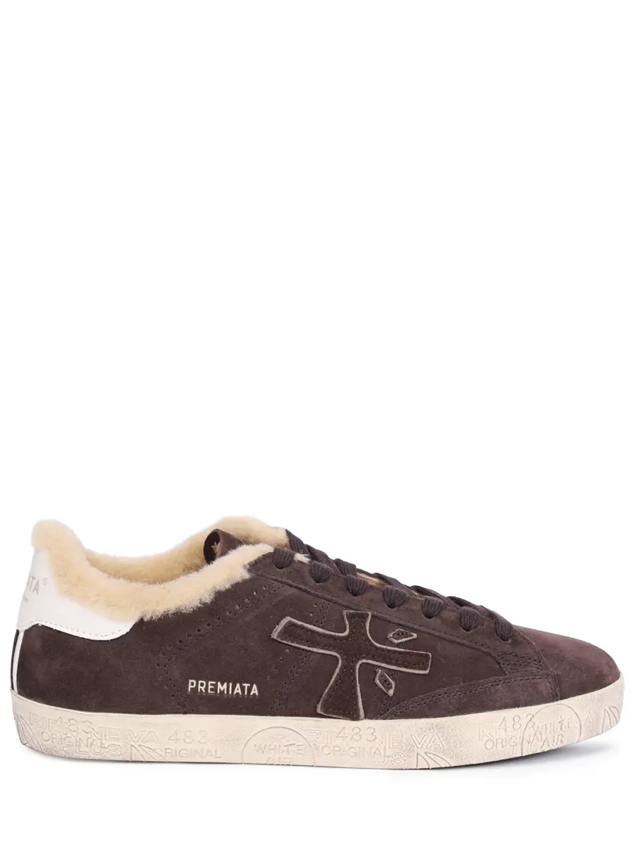 Кеды замшевые на меху