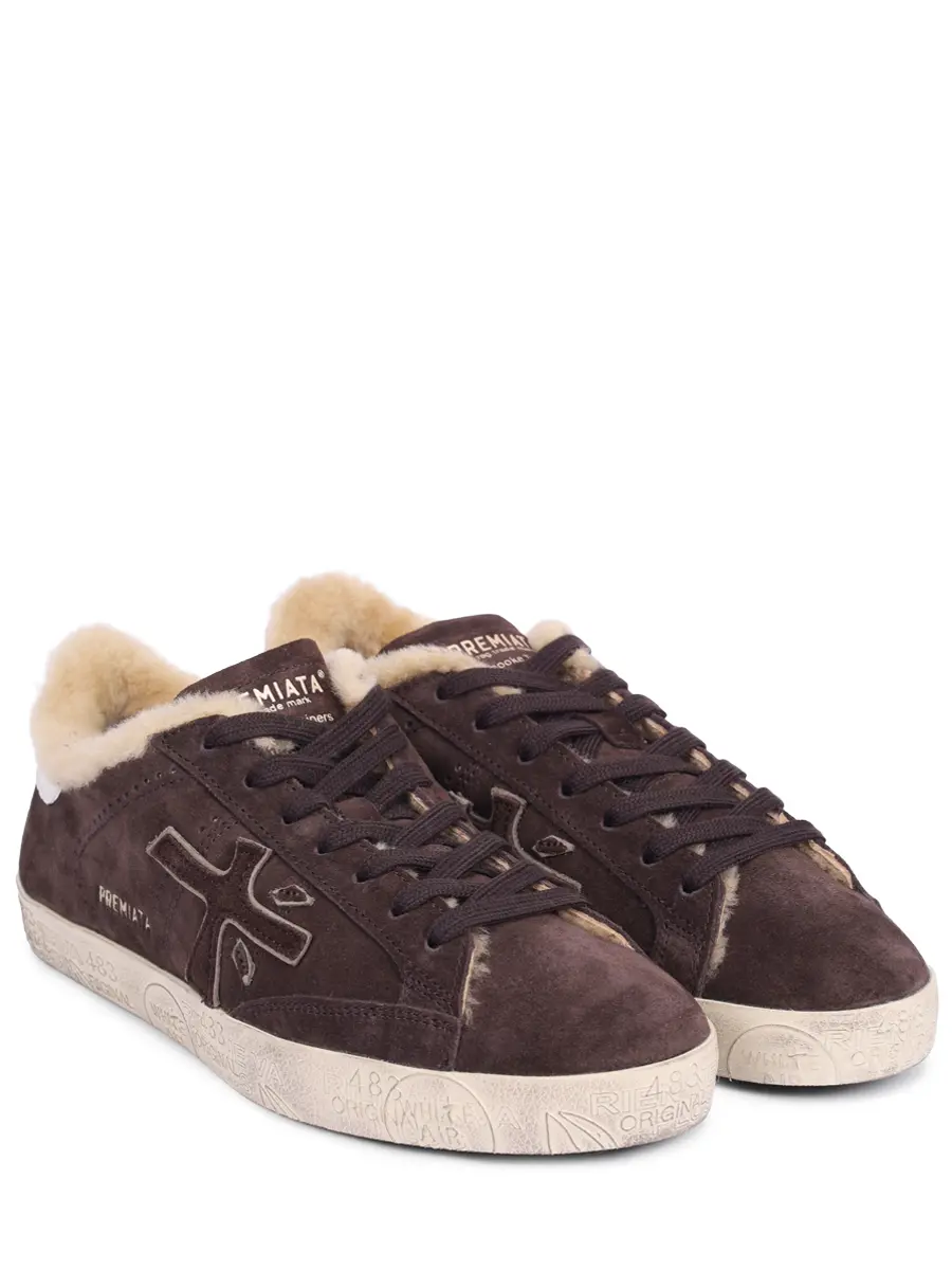 Кеды замшевые на меху