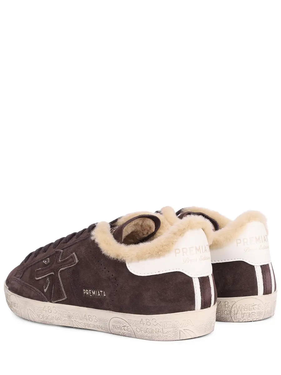 Кеды замшевые на меху