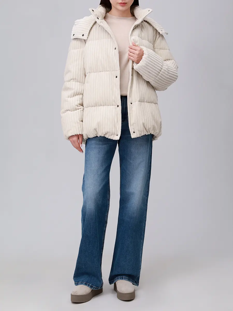 Пуховик стеганый