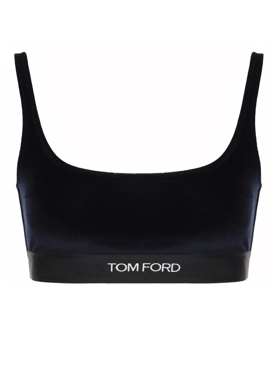 Бюстгальтер-топ бархатный